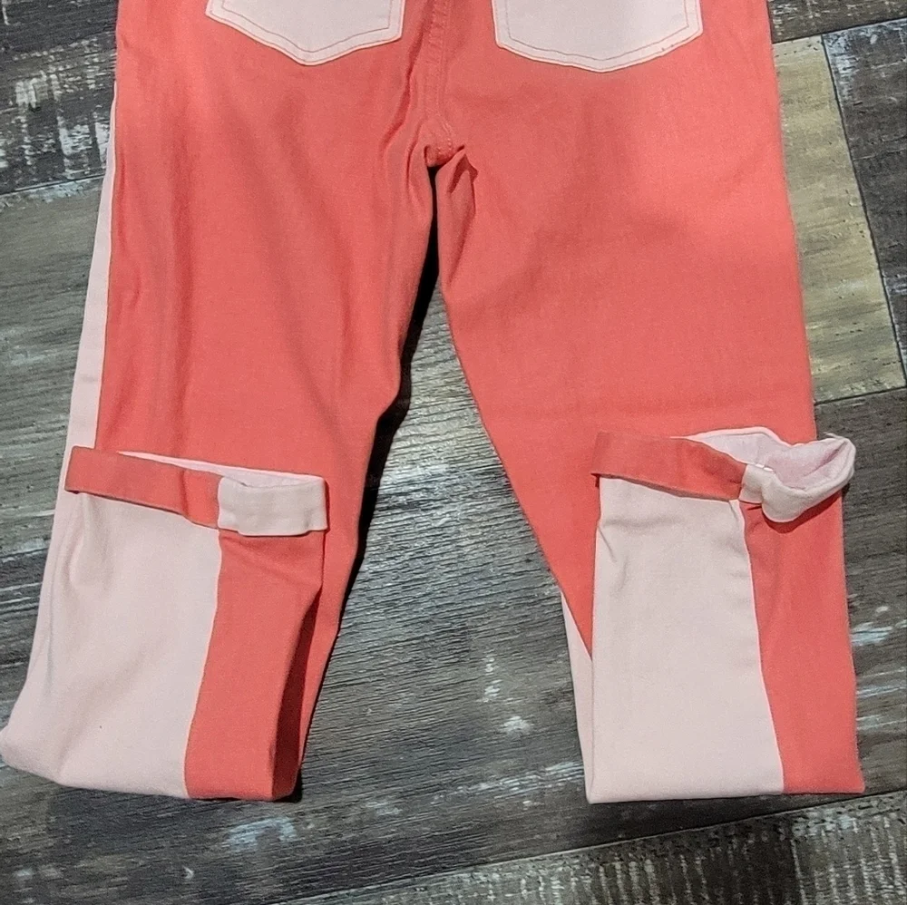365 kids two tone cuffed jeans unicorn on pocket size: 10
